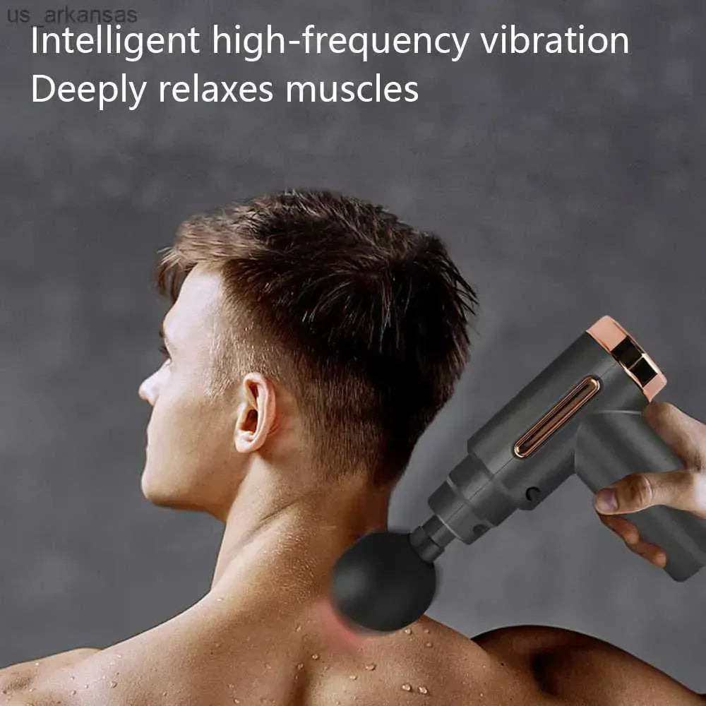 Smart Quiet Massage Gun with 4 Heads Ideal for athletes and home use