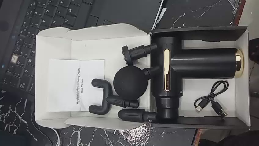 Smart Quiet Massage Gun with 4 Heads Ideal for athletes and home use